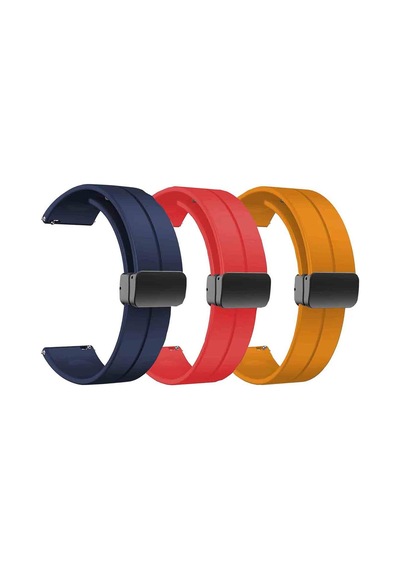 Redmi Watch 5 Active Zore Krd-84 22mm Silikon Kordon - Koyu Turuncu