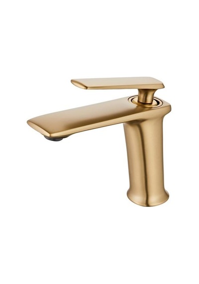 Forma Kısa Lavabo Bataryası Mat Pırınc-altın Mat Pirinç Altın
