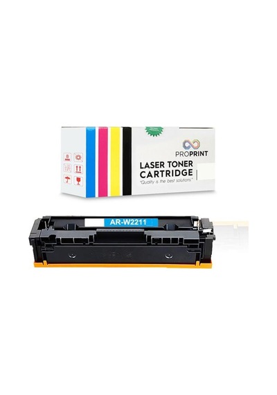 Hp 207X-W2211X 2.450 Sayfa Çipsiz Mavi Uyumlu Toner-M255Dw