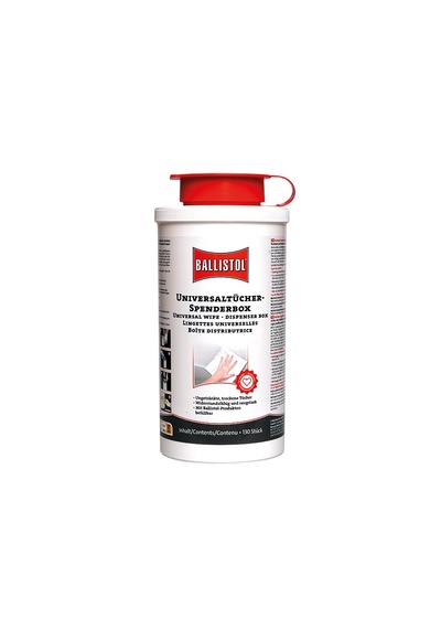 Ballistol Universal Kuru Temizleme Mendili 130'lu 20 x 19 CM