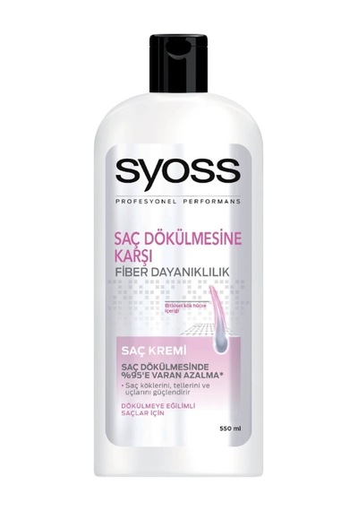 Syoss Saç Dökülmesine Karşı Etkili Saç Bakım Kremi 550 ML