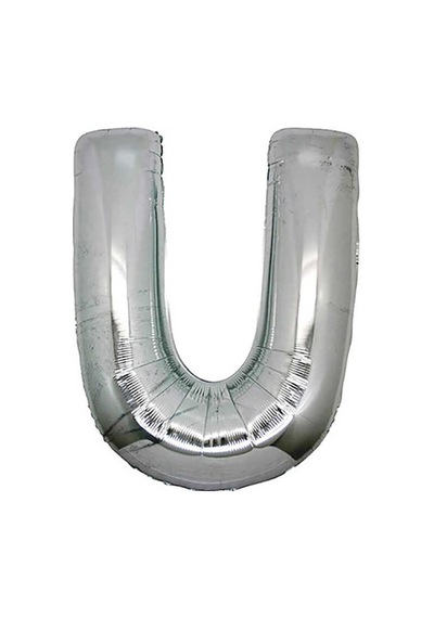 Balon Folyo 40" Harf Gümüş U