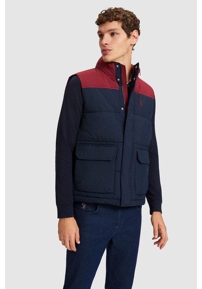 U.S. Polo Assn. Erkek Lacivert Yelek 50328187-vr033