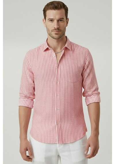 Deepsea Kırmızı Slim Fit %100 Pamuk Çizgili Erkek Gömlek Cepli Yazlık Yeni Sezon Gömlek 2602627 Kırmızı Deepsea Kırmızı Slim Fit %100 Pamuk Çizgili Erkek Gömlek Cepli Yazlık Yeni Sezon Gömlek 2602627 Kırmızı