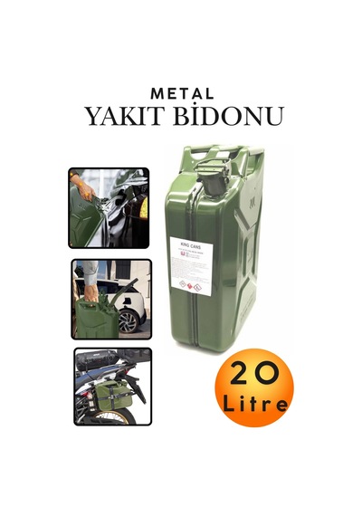 20 Litre Metal Yakıt Bidonu - Araç Port Bagaj Tipi Kalın Antisilikon Kompakt Benzin Mazot Deposu Tekne Motoru, Jeneratör Ve Çim Biçme İçin Sızdırmaz Yedek Yakıt Deposu Araç Motorsiklet Yakıt Taşıma 20 Litre Metal Yakıt Bidonu - Araç Port Bagaj Tipi Kalın Antisilikon Kompakt Benzin Mazot Deposu Tekne Motoru, Jeneratör Ve Çim Biçme İçin Sızdırmaz Yedek Yakıt Deposu Araç Motorsiklet Yakıt Taşıma