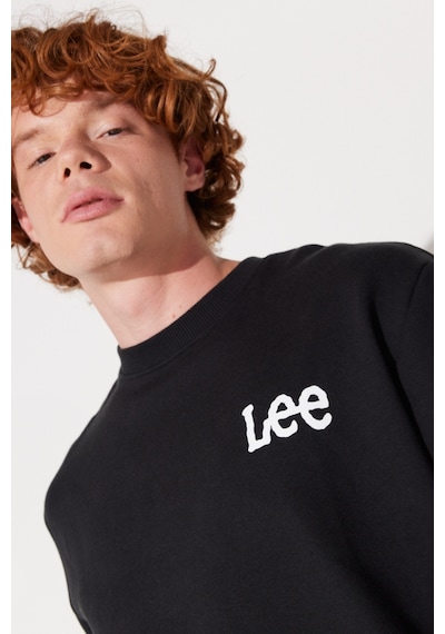 Lee Regular Fit Normal Kesim Bisiklet Yaka Siyah Erkek Içi Polarlı Sweatshirt L232518001 Siyah Lee Regular Fit Normal Kesim Bisiklet Yaka Siyah Erkek Içi Polarlı Sweatshirt L232518001 Siyah