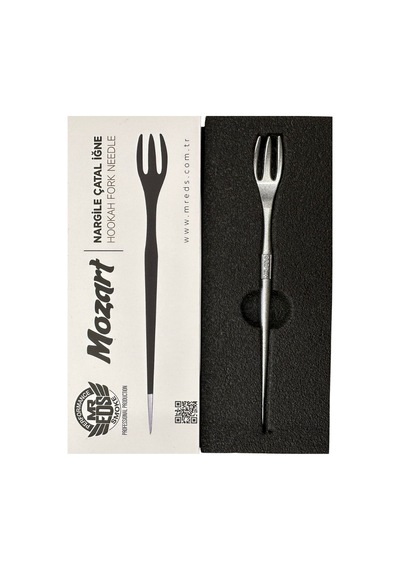 Mr Eds Mozart Nargile Çatal Iğne - Silver