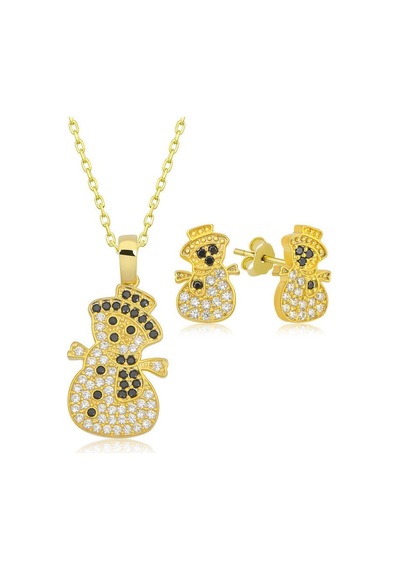 Gümüş Kardan Adam Kadın Set Çok Renkli 29664159