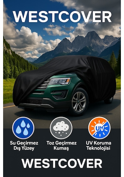 Bmw İx 1 Uyumlu Araba Brandası Siyah Renk Oto Dış Branda