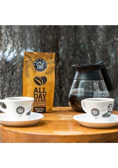 Oze All Day Blend Filtre Kahve 4 x 250 G Makine Kağıt Filtre - Metal Filtre