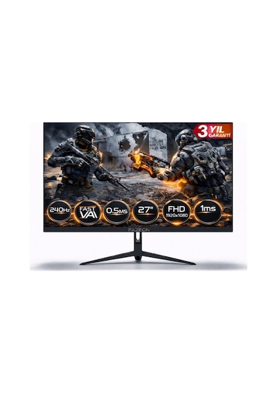 Fazeon X27f250s 27 240hz 0.5ms Fast Va Fhd Gaming Monitör