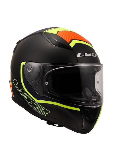 Ls2 Rapıd 2 Extra Full Face Motosiklet Kaskı Mat Neon Sarı - Mavi