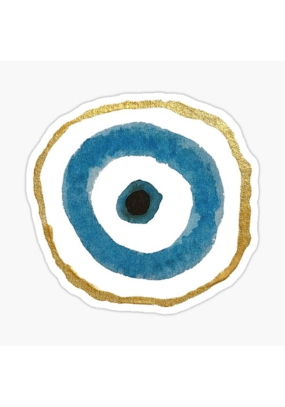 Nazar Boncuğu Model4 Sticker Oto Araba Yapıştırma 15Cm