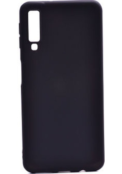 Samsung Galaxy Uyumlu A7 2018 Kılıf Esnek Premier Silikon Kapak Siyah