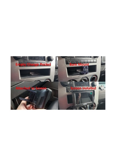 2007 Jeep Patriot Geri Görüş Kamerası Ekran Montaj Aparatı