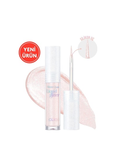 Işıltılı Ve Şeffaf Likit Glitter Moon Glass Liquid Glitter Sweet Cloud 04 Pink Spread
