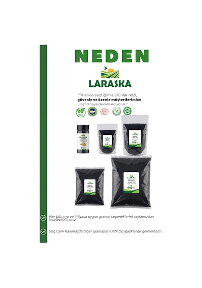 Organik Çörek Otu 50g Organic Black Cumin