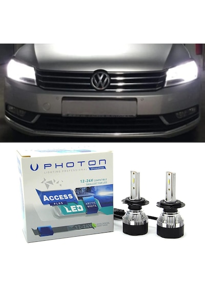 Vw Passat B7 Led Xenon Uzun Far Ampulü H7 Access Yeni Seri Beyaz