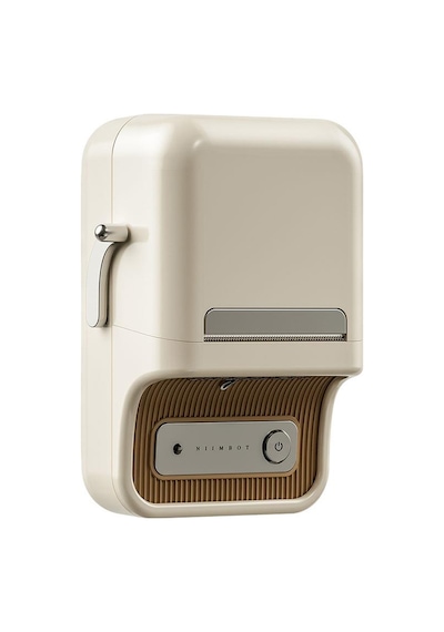 Nıımbot B21s, Taşınabilir, Mürekkepsiz, Termal Etiket Yazıcı Bluetooth, Type-c Krem/beyaz