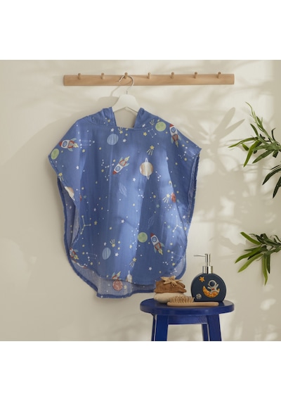 Karaca Home Young Space Müslin Panço 2/4 Yaş Mavi