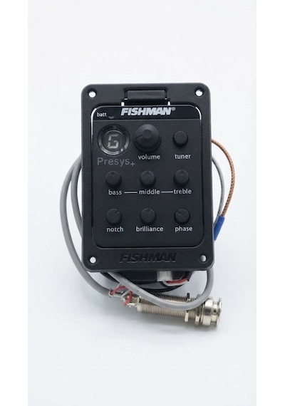 Fishman Presys Mic Blend Akustik Gitar Ekolayzer Preamp - Mikser Ve Akort Cihazlı 3 Bant Eq