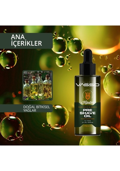 Vasso Hipster Viking Tıraş Öncesi Yağı 75ml