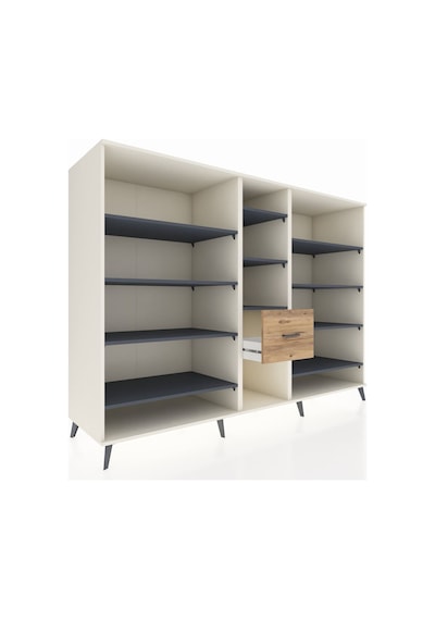Kronos Dolap 11 Raflı 3 Çekmeceli 220x59x163 Aytaşı-antrasit/çam Aytaşı-antrasit/çam Kronos Dolap 11 Raflı 3 Çekmeceli 220x59x163 Aytaşı-antrasit/çam Aytaşı-antrasit/çam