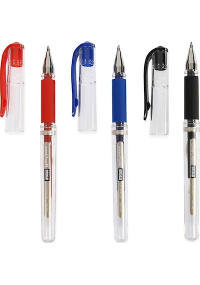 Uniball Signo Broad 3'lü Imza Kalemi Seti 1,0mm Siyah-mavi-kırmızı Karışık