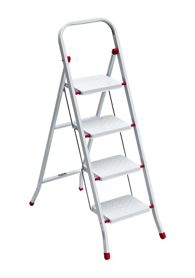 Saraylı 4 Basamaklı Pratik Metal Merdiven