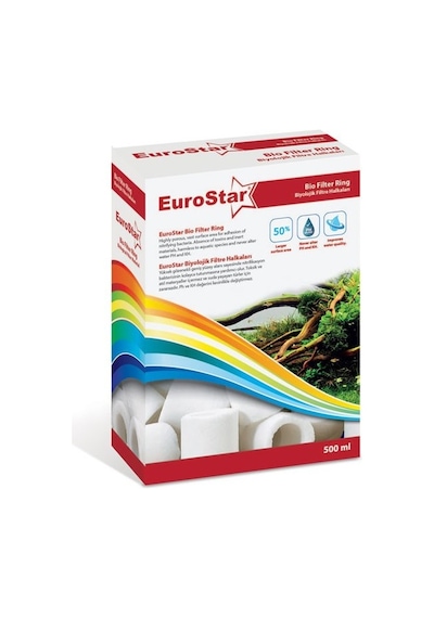 Eurostar Bio FiLer Ring Seramik Filtre Malzemesi 500 Ml