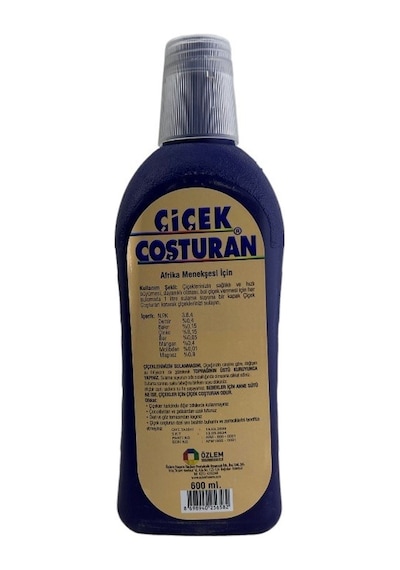 Çiçek Coşturan Afrika Menekşesi Özel Bitki Besini 600 ML