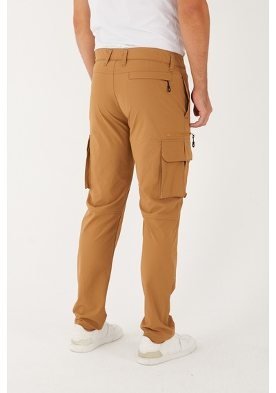 Camp Scoutland Camp528 Outdoor Tactical Su İticili Likralı Yazlık Erkek Taktik Pantolon Hardal