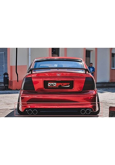 Opel Vectra B Arka Tampon Eki Çift Çıkış Fiberglass Boyasız
