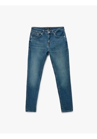 Koton Pamuklu Normal Bel Skinny Fit Jean Pantolon - Michael Jean Orta İndigo 6wam40028nd İndigo Koton Pamuklu Normal Bel Skinny Fit Jean Pantolon - Michael Jean Orta İndigo 6wam40028nd İndigo