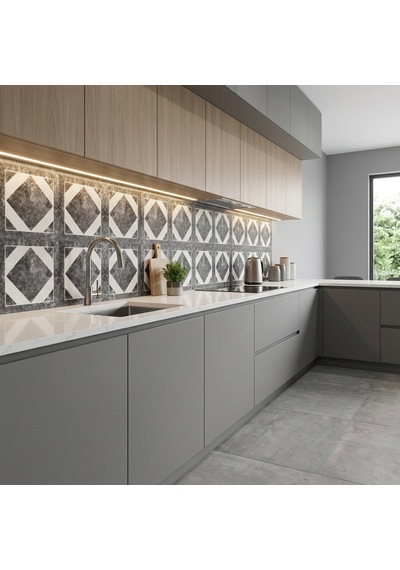 30x60 Cm Kendinden Yapışkanlı Duvar,banyo,tezgah Arası Karo Desen-100 Adet 1009-100