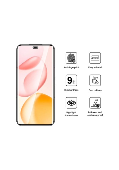 Honor 400 İle Uyumlu Maxi Glass Temperli Cam Ekran Koruyucu
