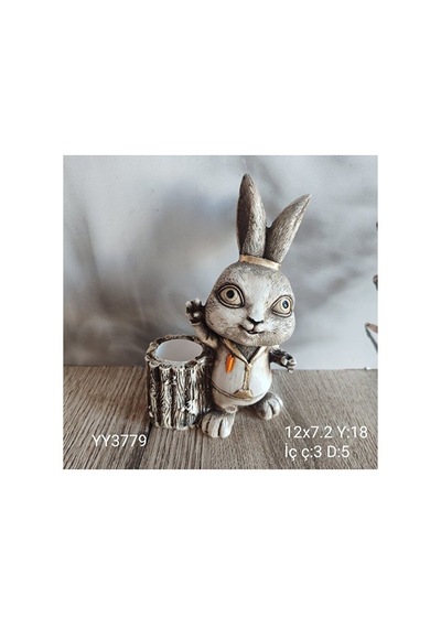 Mutlu Tavşan Happy Rabbit Kız Silikon Kalıp