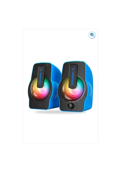 Kablolu Hoparlör Seti 1+1 6w Usb Rgb Işıklı Multimedya Bilgisayar