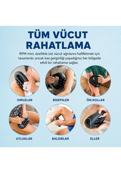 Şarjlı Elektrikli Roller Masaj Aleti 3 Kademeli Tüm Vücut Masaj Cihazı