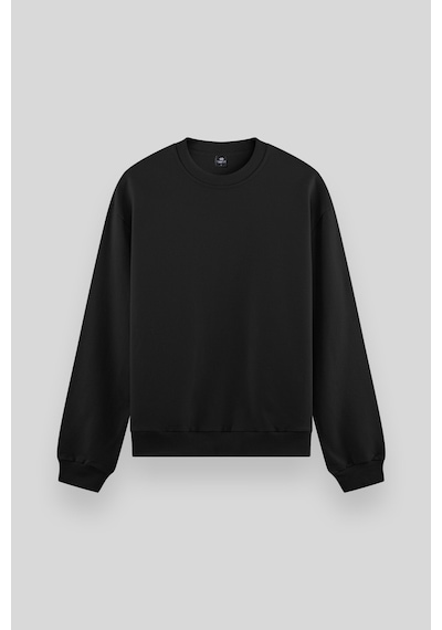 Tommy Life Standart Fit Basic O Yaka 2li Paket Siyah-lacivert Erkek Sweatshirt - 88053 Siyah - Lacivert