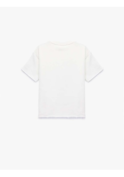 Koton Basic Beyaz Erkek Çocuk T-shirt 6skb10093tk Beyaz
