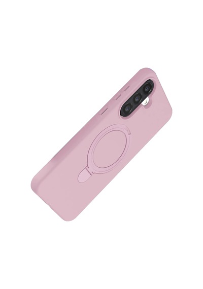Uryport Samsung Galaxy Uyumlu A26 Regal Magsafe Standlı Kapak - Açık Pembe