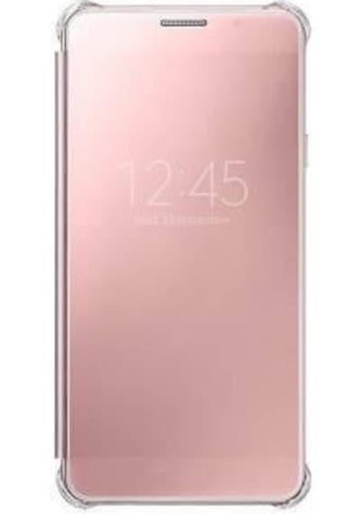 Galaxy A7 2016 A710f İle Uyumlu Clear View Cover Pembe Ef-za710czegww