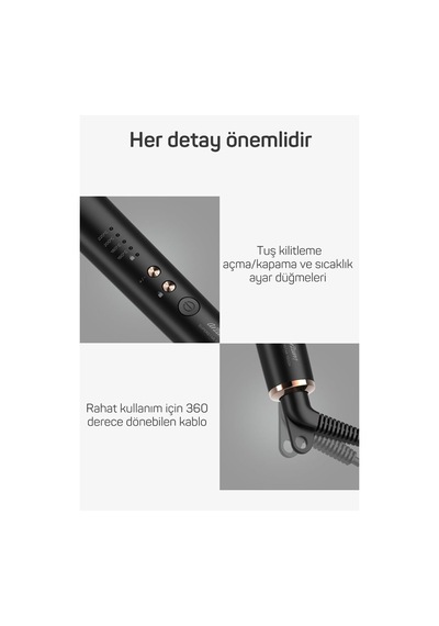 Ar5068 Superstar Touch Saç Düzleştirici Tarak Derin Mavi Genel