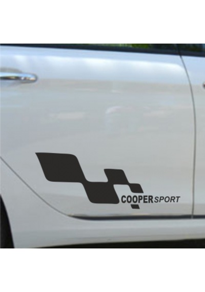Mini Cooper Yan Kapı Sport Oto Sticker Sağ Sol 2 Adet