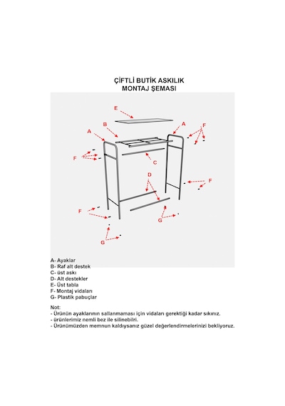 Metallica Concept Tekerlekli Soft Home Askılık Konfeksiyon Askılık Ayaklı Potmanto Siyah