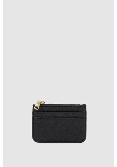 Shule Bags Nook Fermuarlı Charm Kartlık Siyah