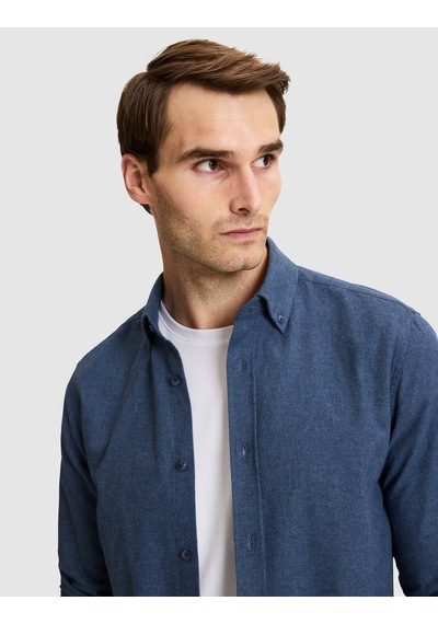 Pierre Cardin İndigo Slim Fit Uzun Kollu Gömlek 50333841-vr028