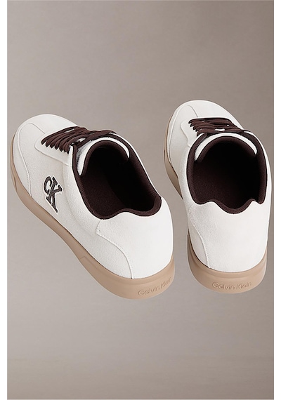 Calvin Klein Low Prof Cupsole Su Erkek Sneaker-14963 Beyaz