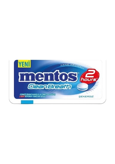 Mentos Clean Breath Nane Ferahlığı 21 Gr 12 Adet-171